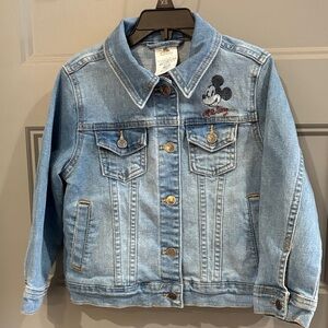 Disney Kids Mickey Mouse Light Blue Denim Jacket